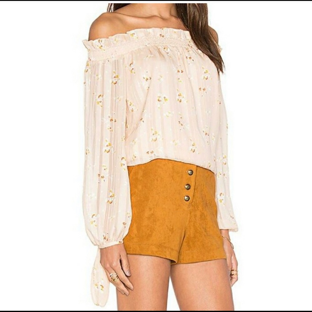 WAYF off the shoulder blouse